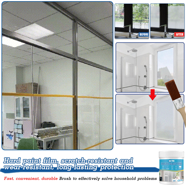 GlassGuard™ – Stilvoller Sichtschutz mit Tageslicht | 1+1 GRATIS