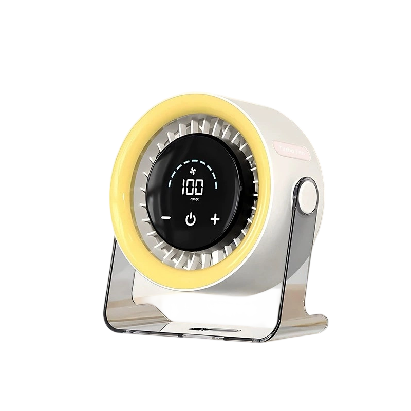CoolFlex™ 100-Gang Mini-Tischventilator mit Digitalanzeige