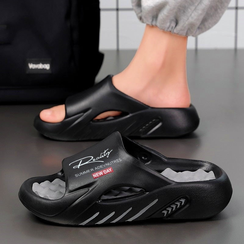 CloudStep™ Rutschfeste Herren-Badeschlappen mit dicker Sohle