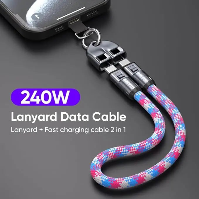 ChargeLanyard – 2-in-1 Schnelllade- & Datenkabel | 1+1 GRATIS