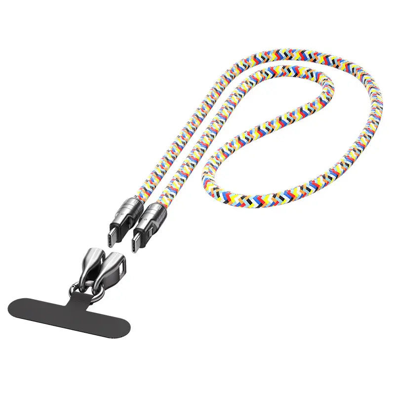 ChargeLanyard – 2-in-1 Schnelllade- & Datenkabel | 1+1 GRATIS