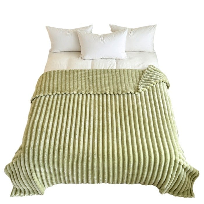 SnuggleHaven – Dicke Plüschdecke mit Kaninchenmotiv