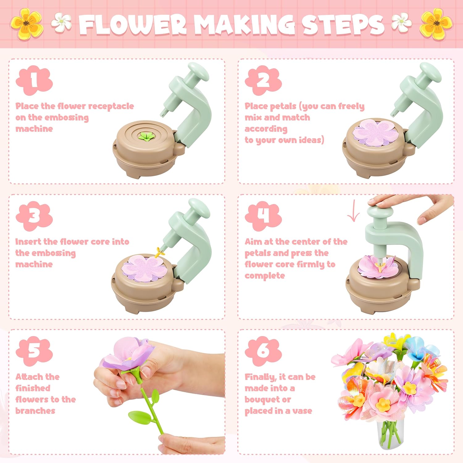 BloomCraft™ – Stoffblumensträuße selber machen | 50% Rabatt