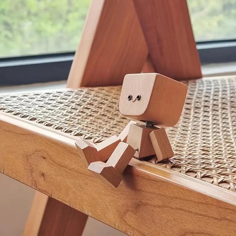 WoodieCharm™ – Handgefertigte schwingende Holzfigur | 50% Rabatt