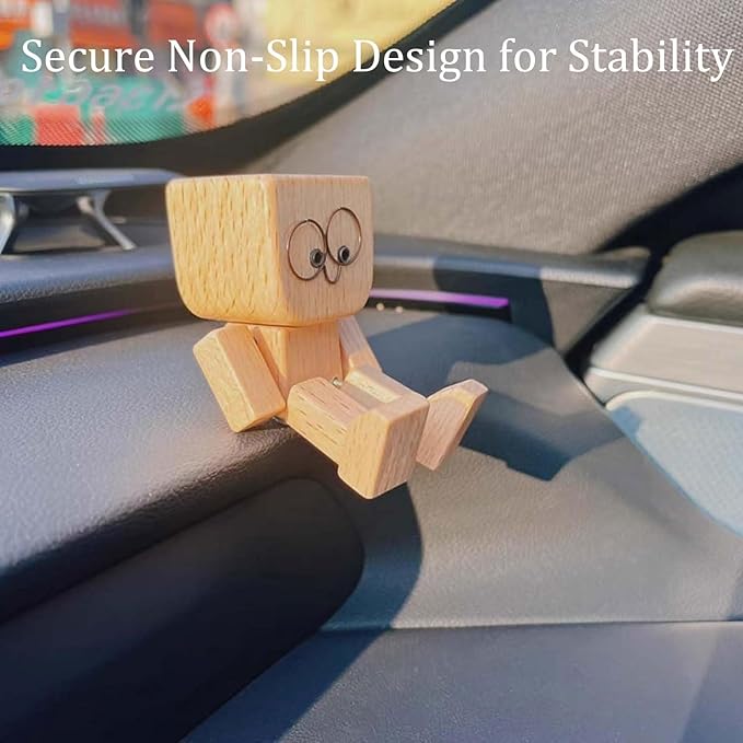 WoodieCharm™ – Handgefertigte schwingende Holzfigur | 50% Rabatt