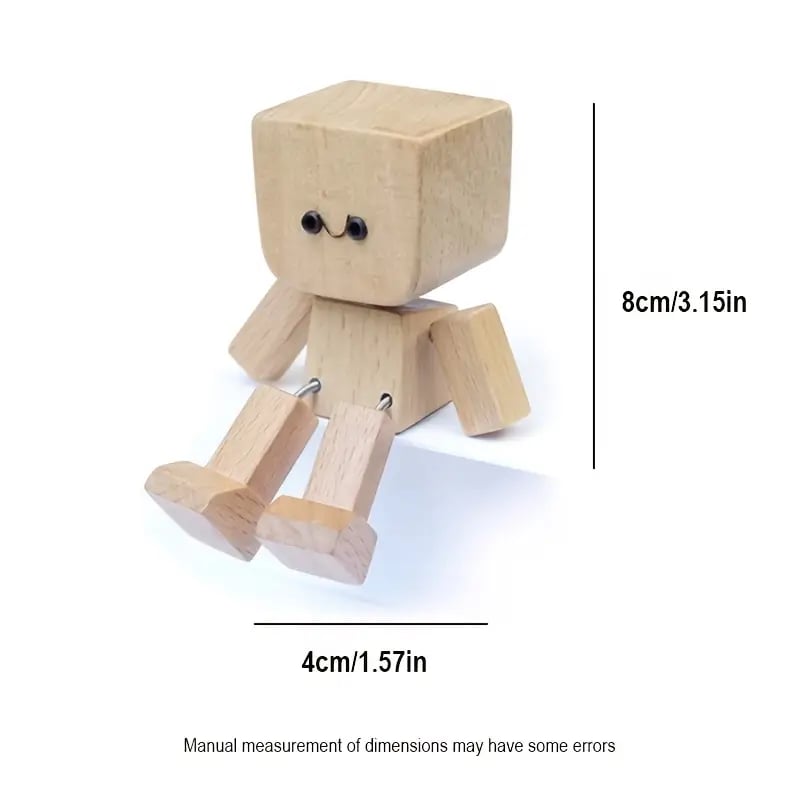 WoodieCharm™ – Handgefertigte schwingende Holzfigur | 50% Rabatt