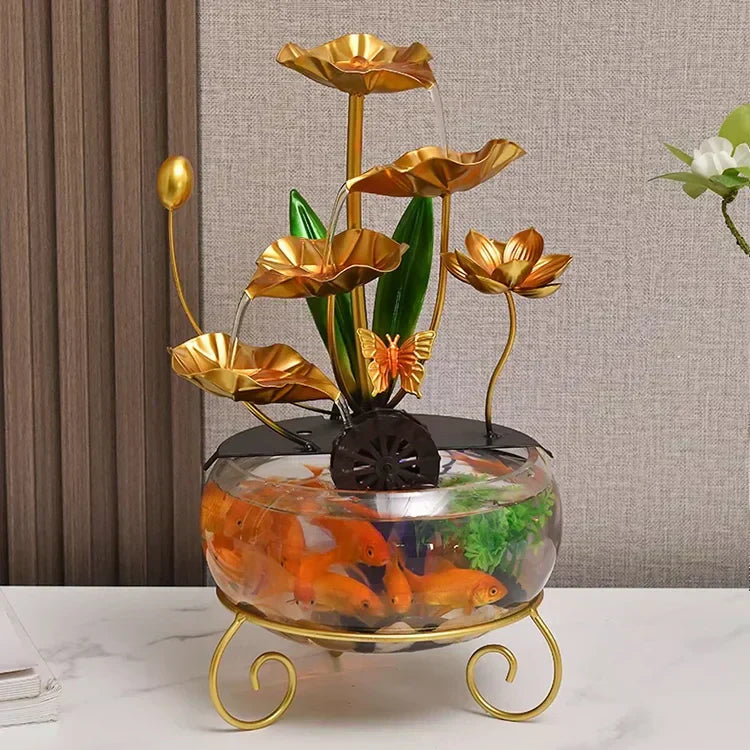 LotusDecor – Luxuriöse Aquariumdekoration