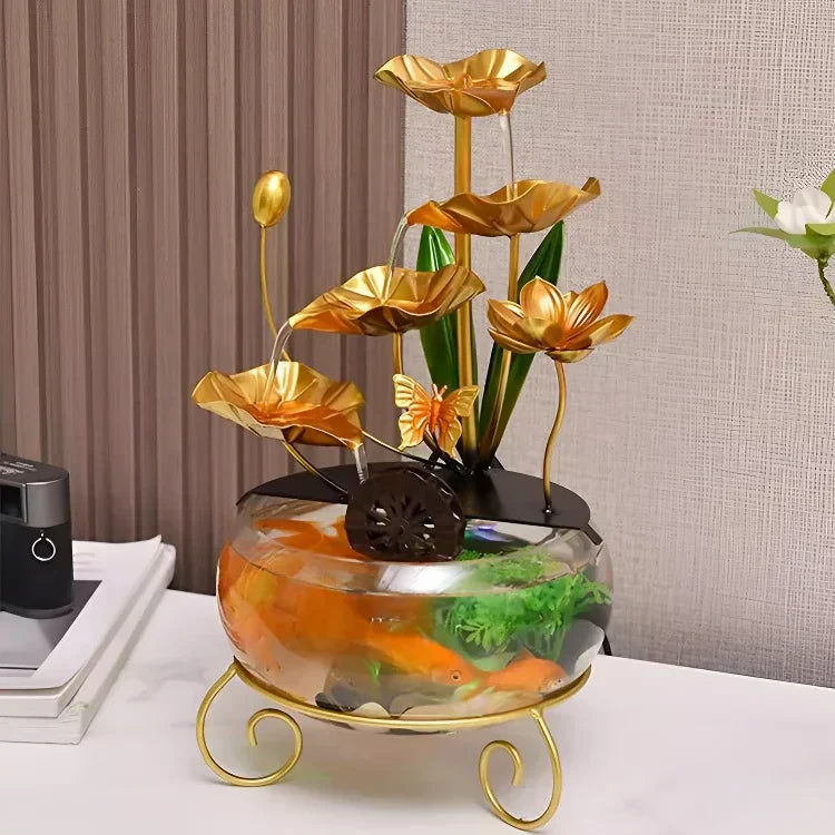 LotusDecor – Luxuriöse Aquariumdekoration
