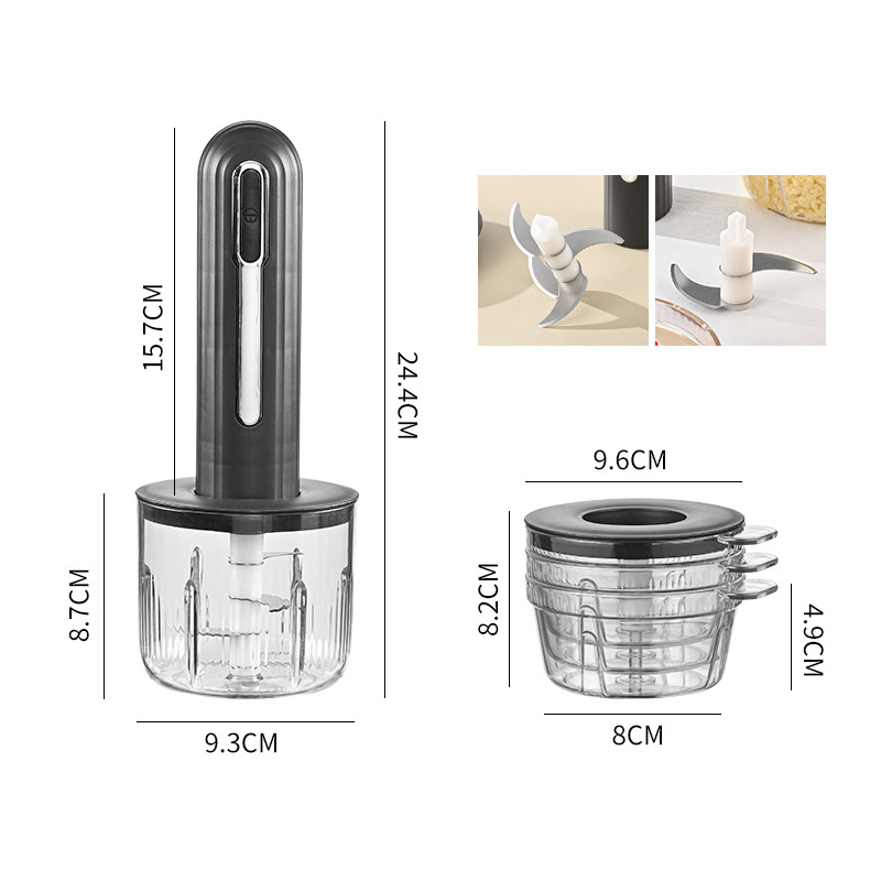 KitchenPro – Kabelloser Elektrischer Fleischwolf für Zuhause