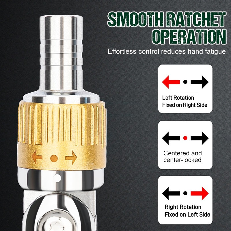 MultiScrew – 14-in-1 Schraubendreher mit verstellbarer Ratsche