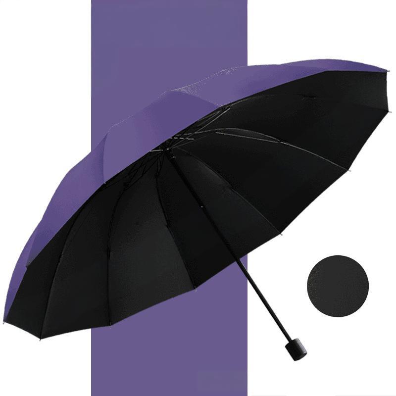 StormShield – 12-Rippen Faltbarer Winddichter Regenschirm