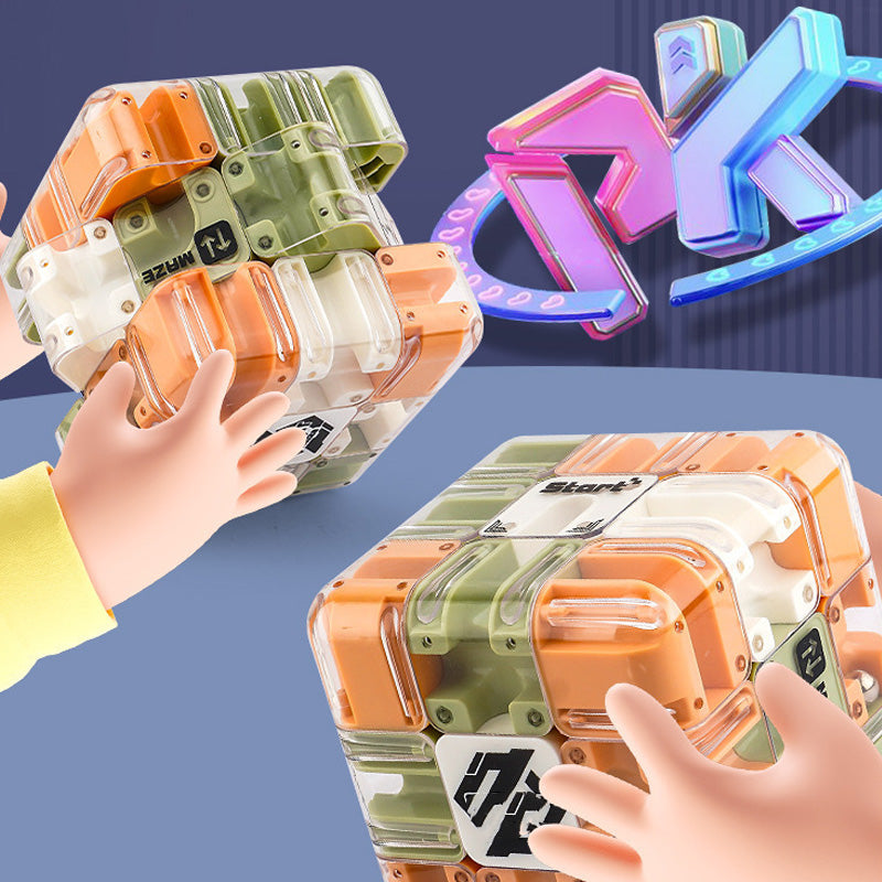 BrainPlay – 3D-Labyrinth-Rollwürfel-Puzzle