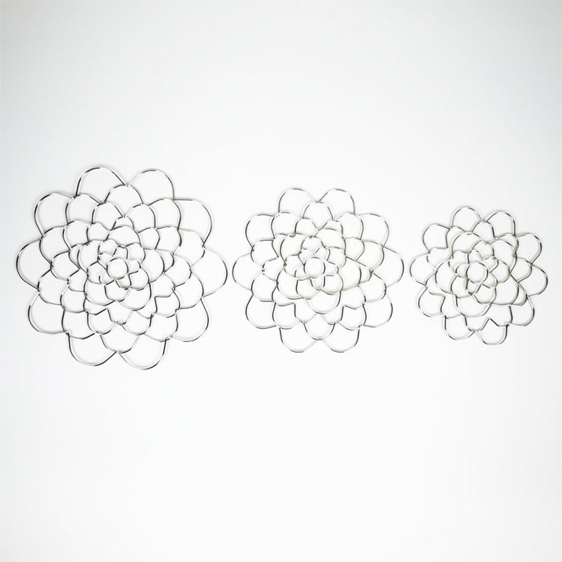 FloraCraft – Edelstahl Blumensteckhilfe mit Blütengitter