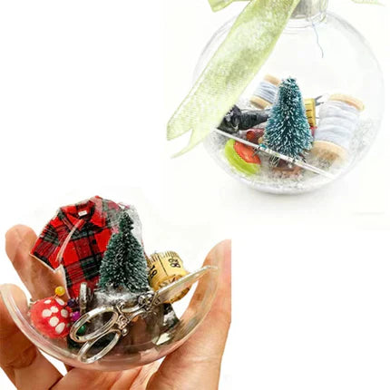 SewJoy – Schneekugel-Nähornament für Weihnachten