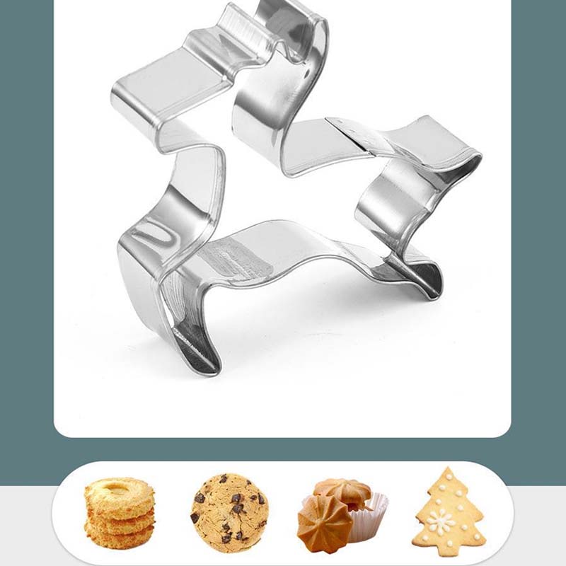 BakeJoy – 24-teiliges Edelstahl-Set Weihnachts-Ausstechformen