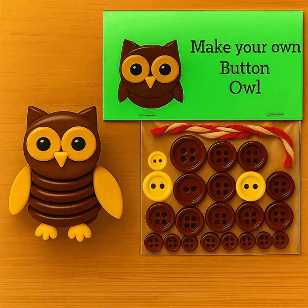 ButtonCraft – DIY Tierdekorationen mit Knöpfen | 1+1 GRATIS