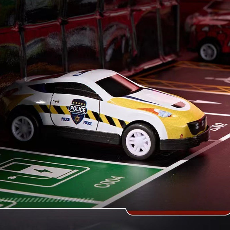 TurboGarage – 48 Mini Rückzieh-Autos