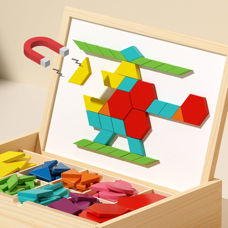 MagniPlay – Magnetisches Holzpuzzle-Spiel | 50% RABATT