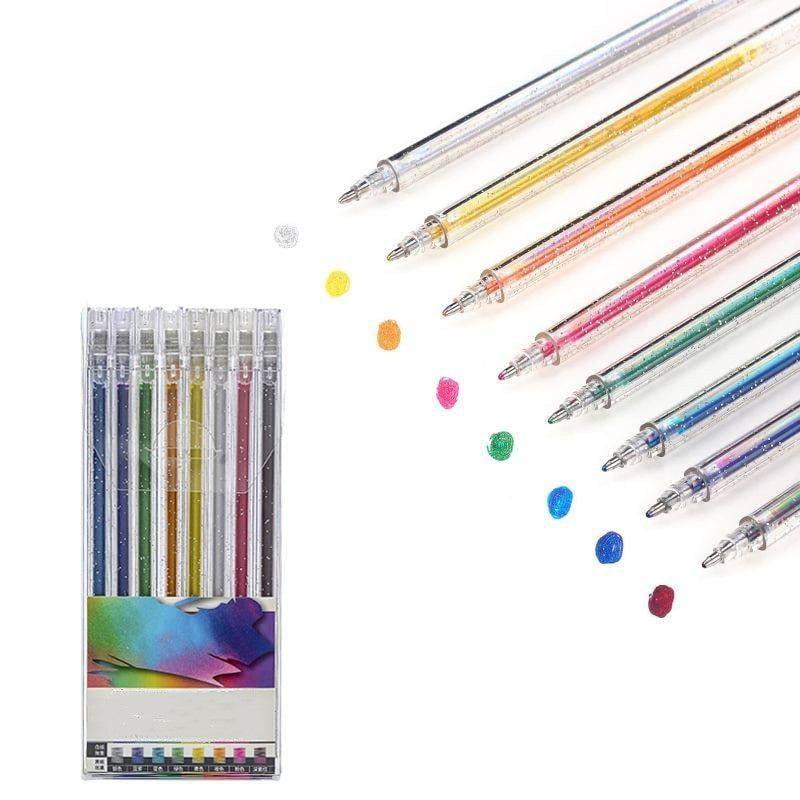 GleamArt - Glitzer-Gelstift-Set | 18 Stück