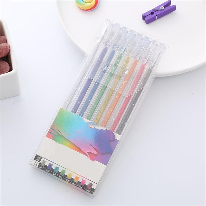 GleamArt - Glitzer-Gelstift-Set | 18 Stück