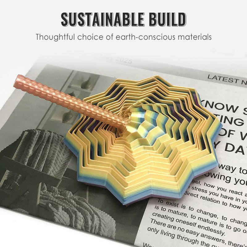 LumiSpire - Geometrischer Helix-Turm | 1+2 GRATIS