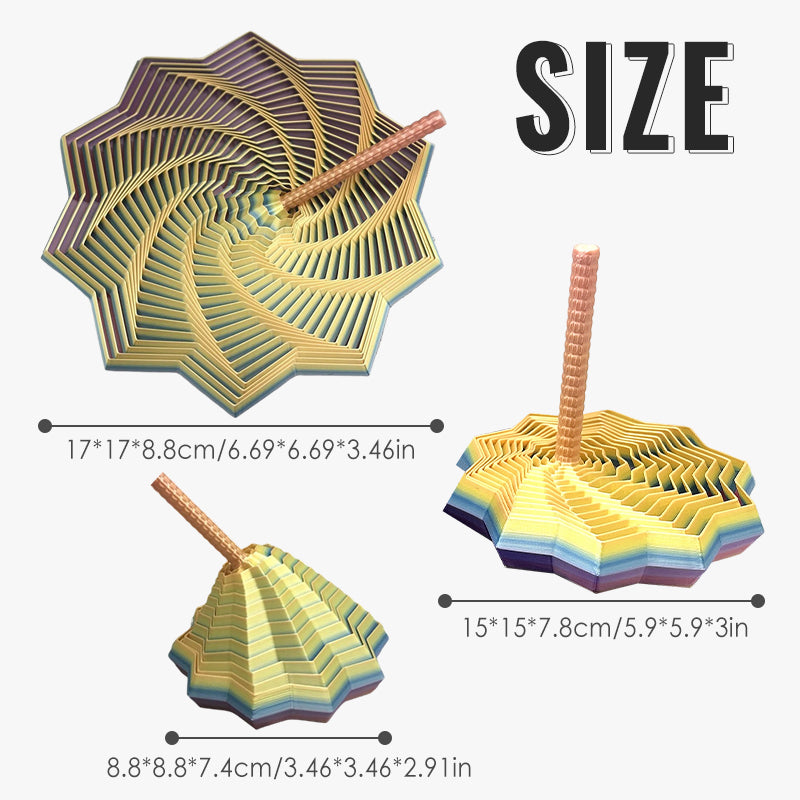 LumiSpire - Geometrischer Helix-Turm | 1+2 GRATIS