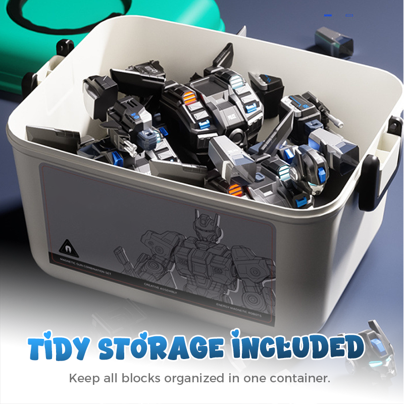 MagnaBot – 9-in-1 Auto- und Roboter-Spielset