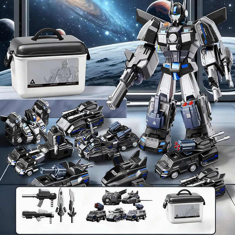 MagnaBot – 9-in-1 Auto- und Roboter-Spielset