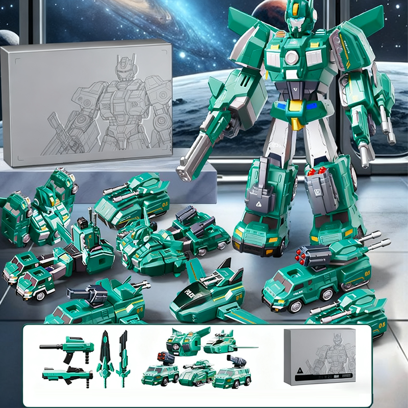 MagnaBot – 9-in-1 Auto- und Roboter-Spielset