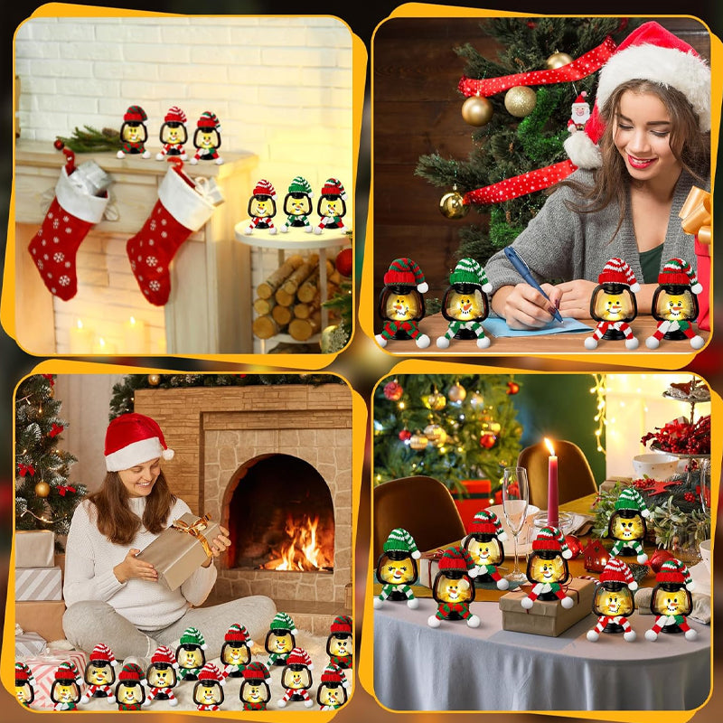 FrostyLights – Mini Schneemann-Laternen | 1+1 GRATIS