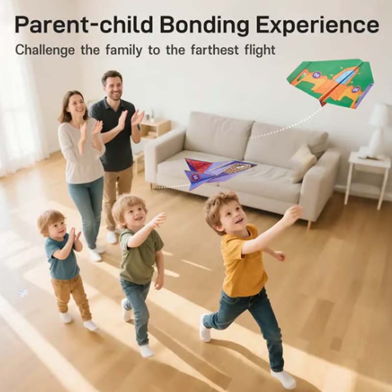 SkyCraft – Kreatives DIY Papierflugzeug-Set (16 Modelle)