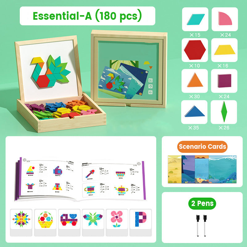 GeoMagico – Kreatives Magnet-Puzzleset | 50% RABATT