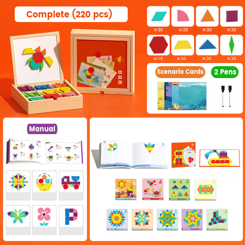 GeoMagico – Kreatives Magnet-Puzzleset | 50% RABATT