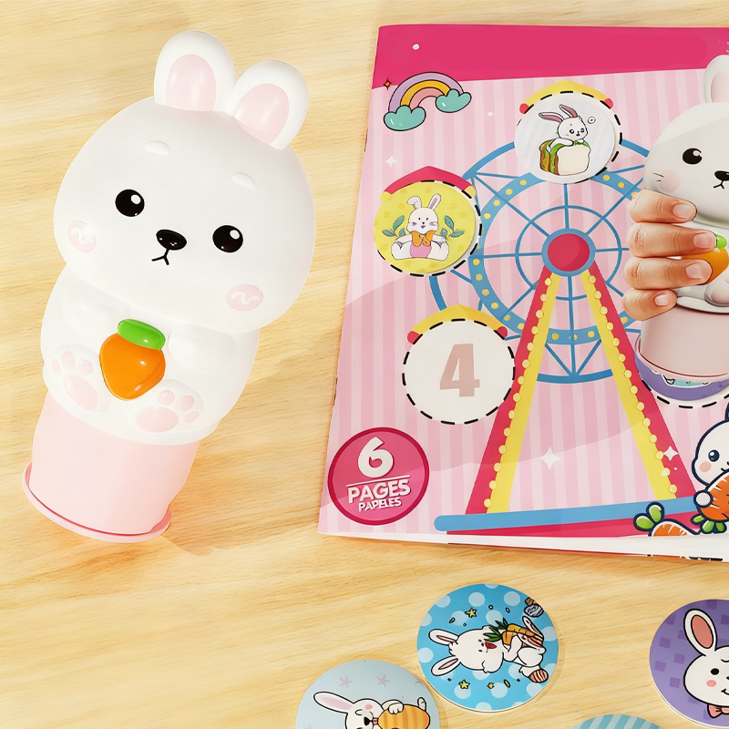 StampiKids – Kinder Cartoon Sticker & Stempel Spielzeug | 1+2 GRATIS