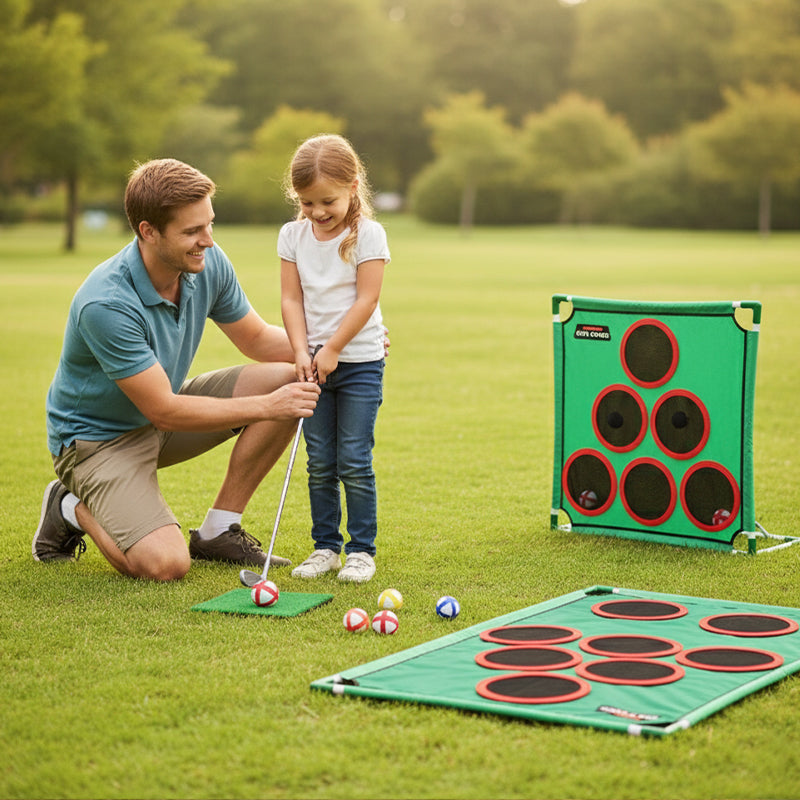 MiniGolf Pro – Tragbares Golf-Zielspiel für Kinder | 50% RABATT