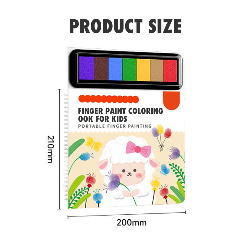 FingerFun – Fingerabdruck-Malbuch für Kinder