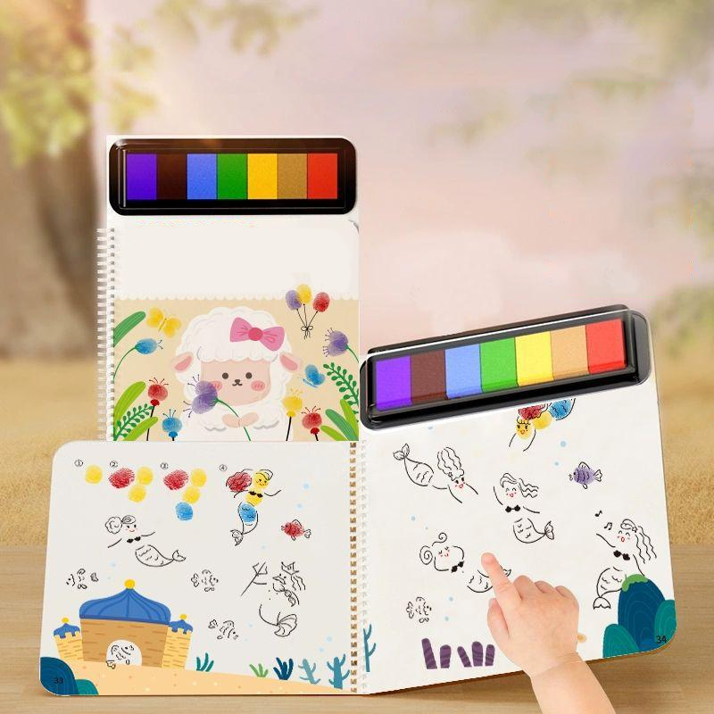 FingerFun – Fingerabdruck-Malbuch für Kinder