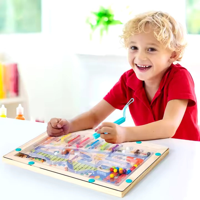 BeadMaze – Magnetisches Labyrinth mit Laufperlen | 50% RABATT