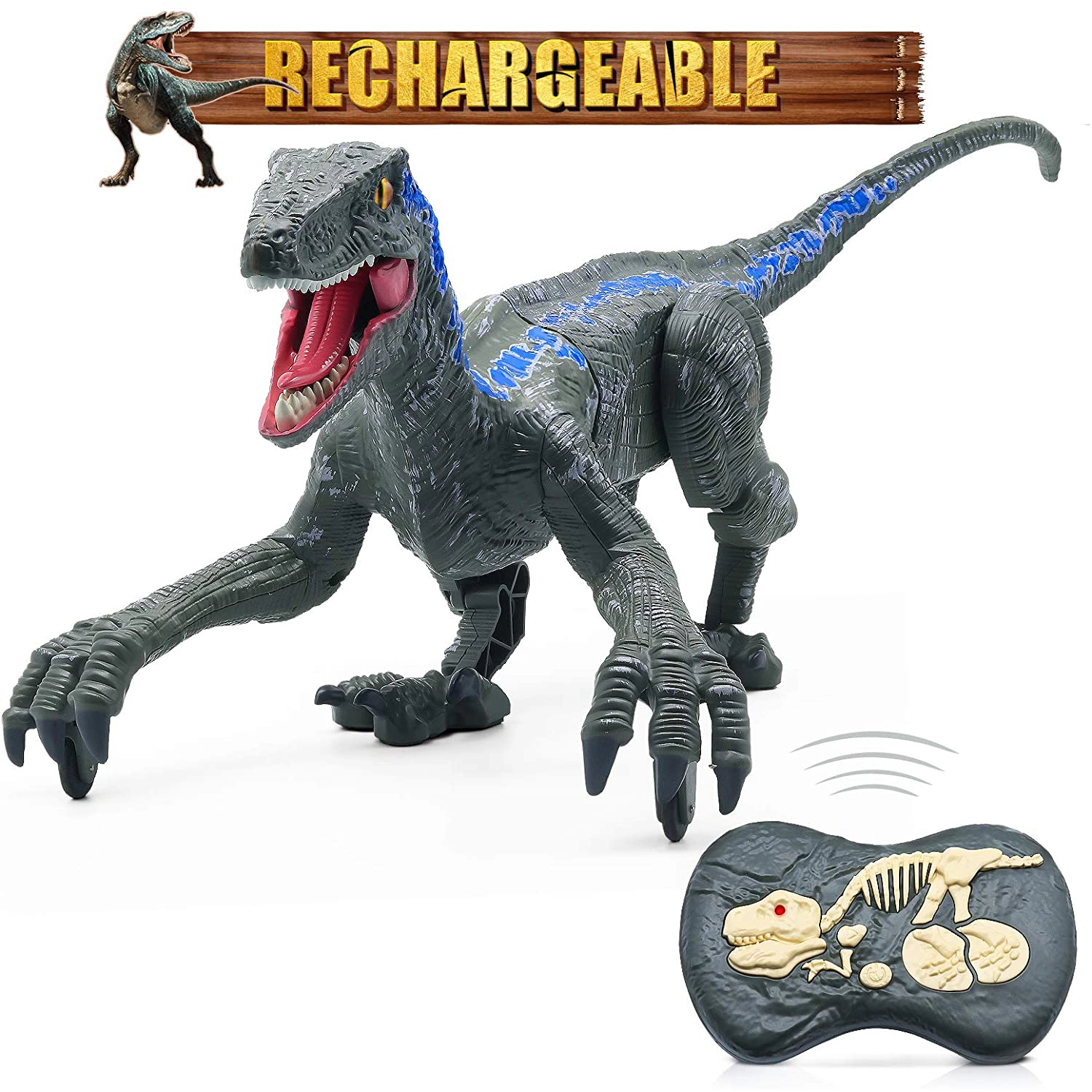 DinoRex – Realistischer ferngesteuerter Dinosaurier | 50% RABATT