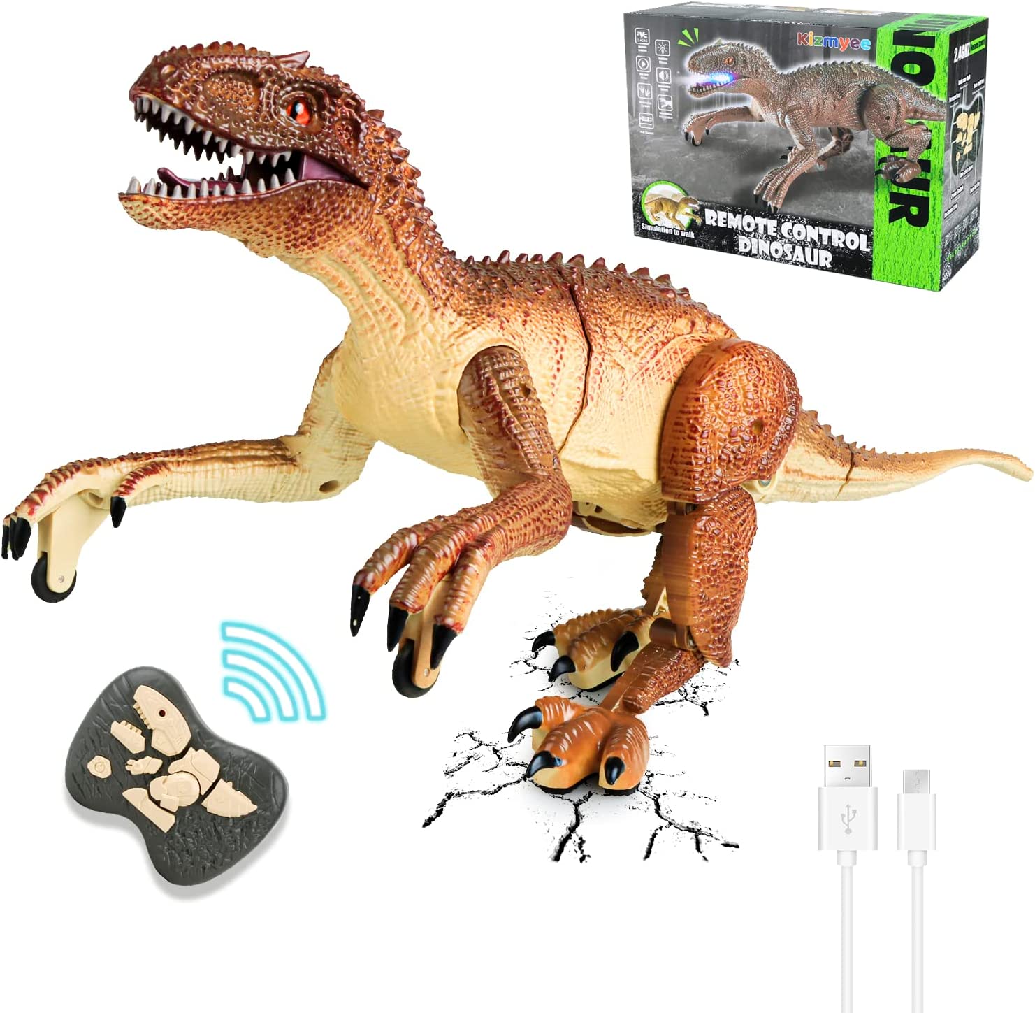 DinoRex – Realistischer ferngesteuerter Dinosaurier | 50% RABATT