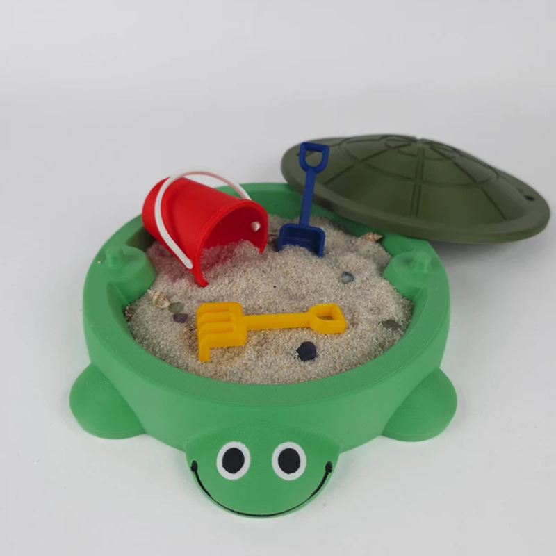 MiniShell – Schildkröten-Sandkasten mit Deckel