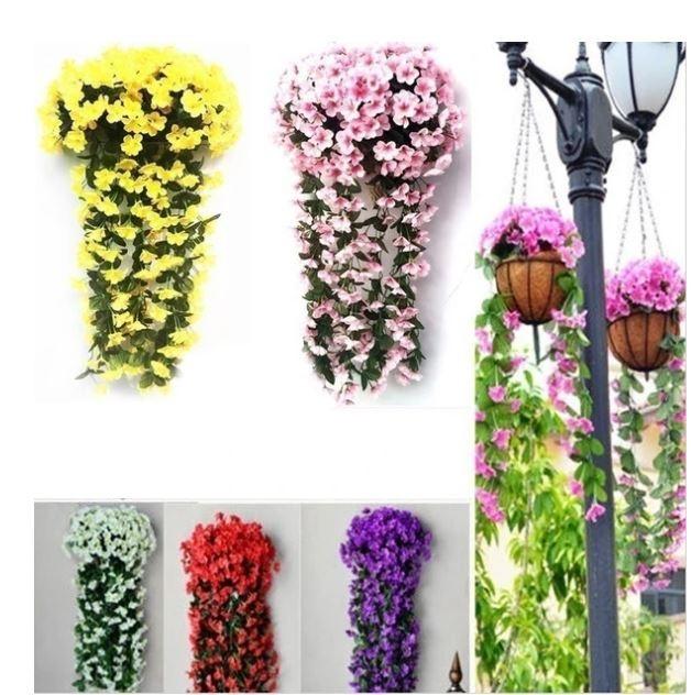 Künstlicher Blumenstrauß - Elegante Orchideen für Ihre Raumdekoration