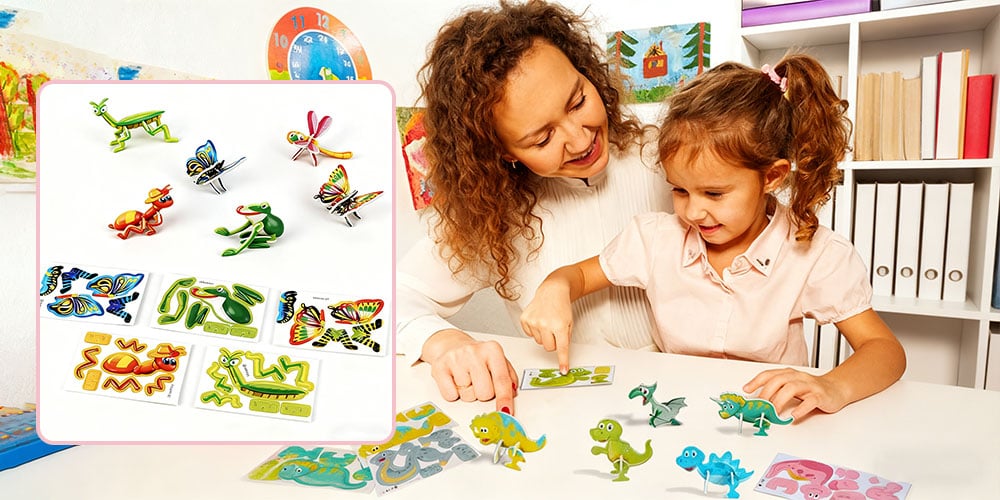 InsectMaster - DIY 3D Kreatives Insekten-Papierpuzzle