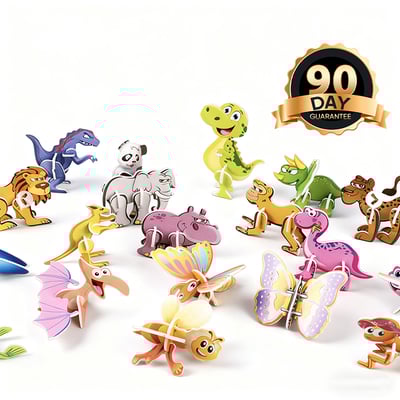 InsectMaster - DIY 3D Kreatives Insekten-Papierpuzzle