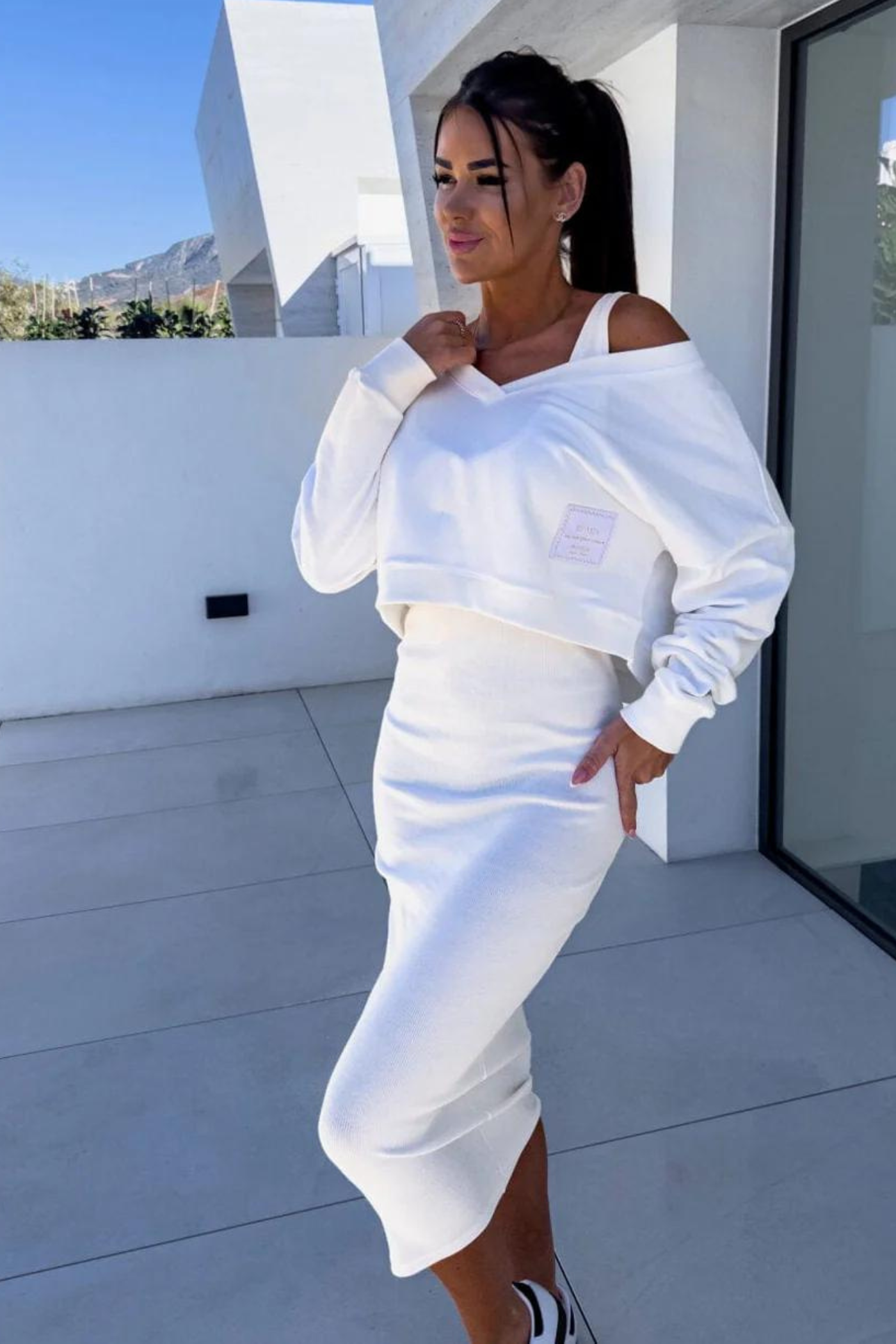 Amary | Vielseitiges Set aus Pullover und Kleid