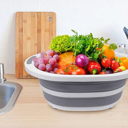KüchenMeister - Der tragbare multifunktionale Waschbecken Klappkorb | 50% RABATT