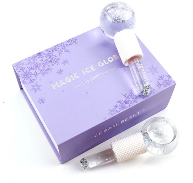 Ice Globes - Gesichtsmassage - Beauty Roller - Strahlende Haut - 2 Stück